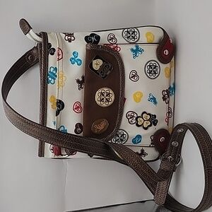 Kathy Van Zeeland Butterfly Crossbody Bag